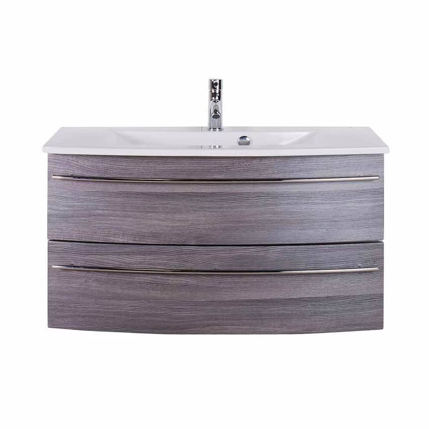 MARLIN 3040city Waschtisch-Set 90 cm - Keramik - Ansicht 4