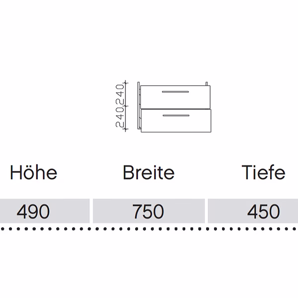 für Waschtisch Duravit - DuraStyle 80 cm