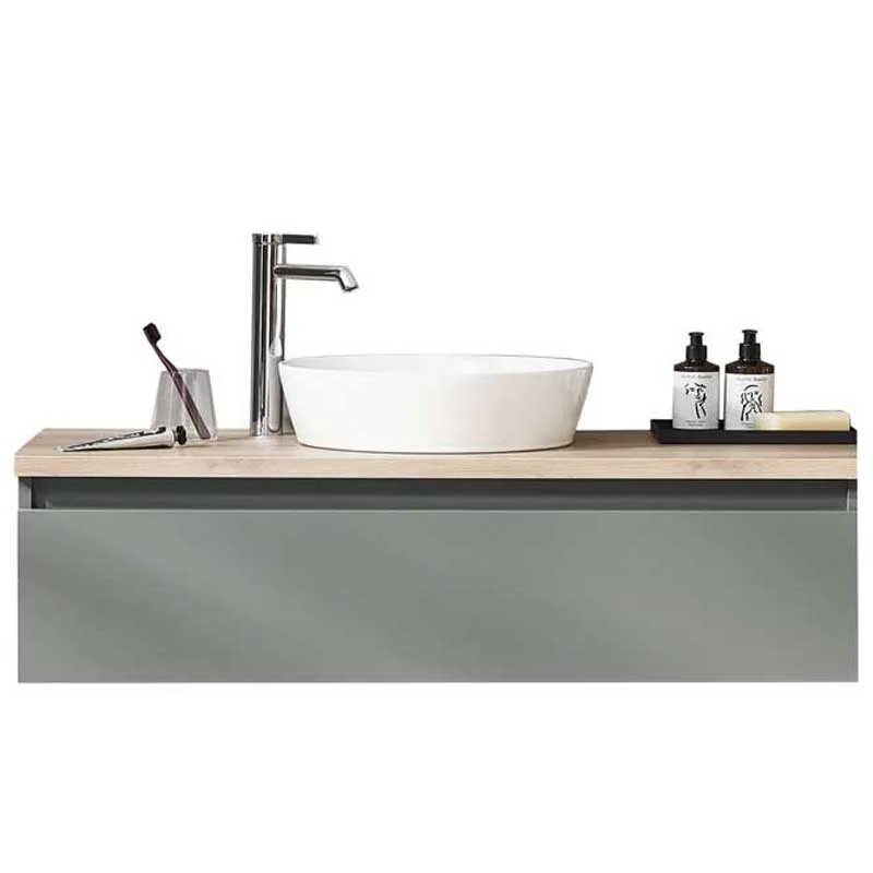 Puris Vialli Waschtisch mit Unterschrank 120 cm breit - Becken mittig