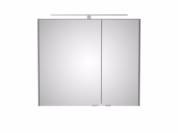mit 6010-SPS 02 Spiegelschrank mit LED-Lichtkranz oben, 2-trg.