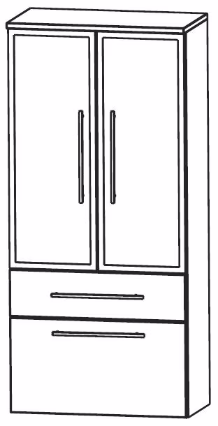 Puris Star Line Mittelschrank 60 cm MNA886B7M - Ansicht 2