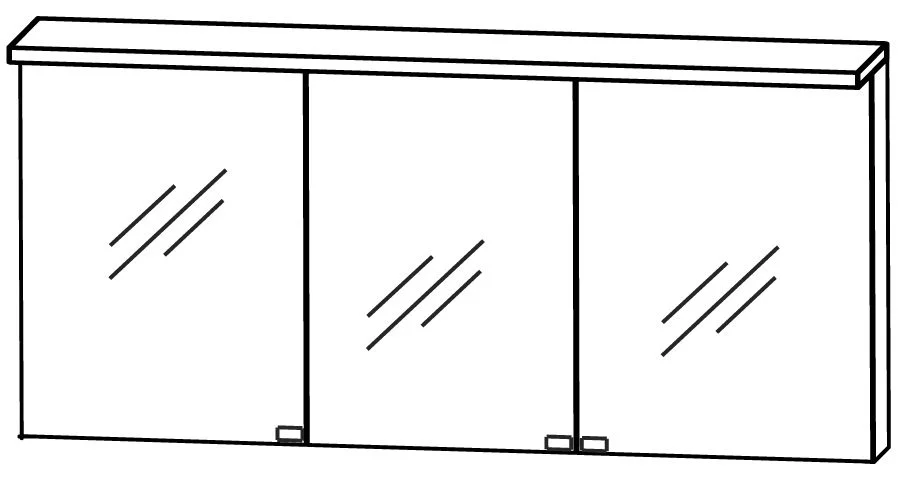 Puris Star Line Spiegelschrank 160 cm S2A431615 - Ansicht 2