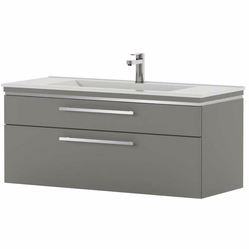 Puris Cool Line Waschtischset 120 cm - Waschtisch variabel
