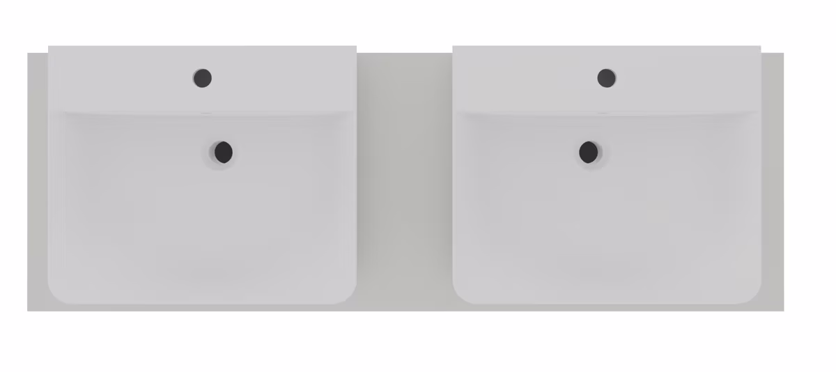 Puris Unique 2x Aufsatzwaschbecken Connect Air weiß IdealPlus - Sofort lieferbar - Ansicht 4