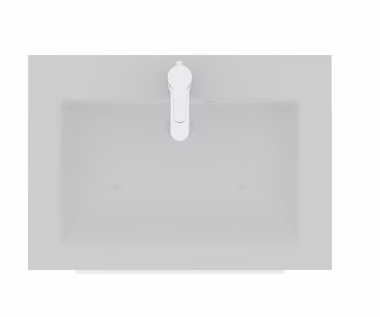 Puris Fresh Badmöbel Set mit Mineralmarmor- oder Glaswaschtisch - 70 cm - Ansicht 9