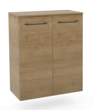 UGT516033 Unterschrank, 2 Drehtüren, 2 Glasböden, mit Abdeckplatte - Maße: 73x60x33 cm