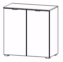 Rauch Select yourJOYce Kommoden / Breite 80 cm / Höhe 81 cm / verschiedene Ausführungen - Ansicht 2