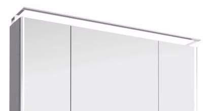 AW100 - LED-Aufbauleuchte für Spiegelschrank, mit LED-Mini-Stecker, 13,7W, 6000 Kelvin - ohne Schalter EEK A-A++, 100x2,4x20 cm