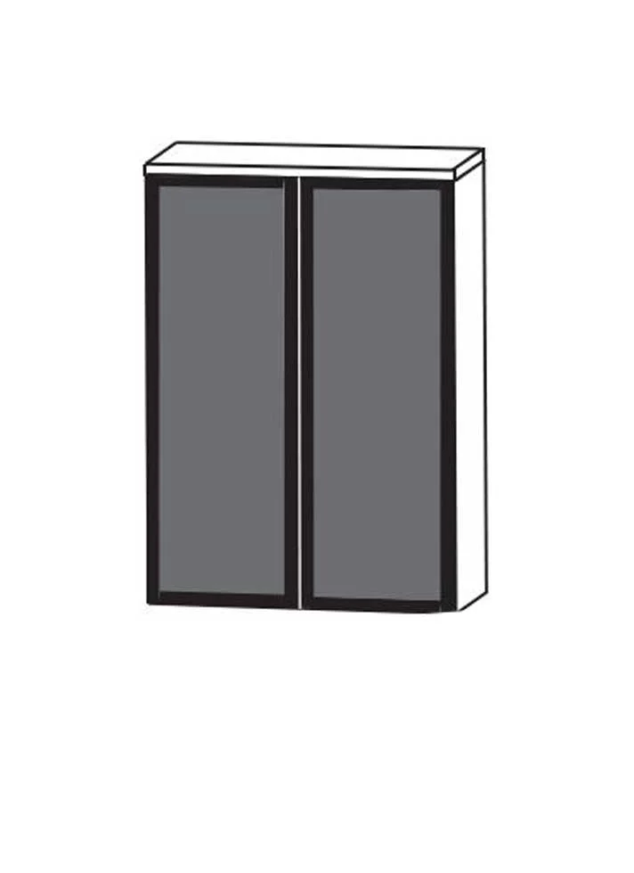 Puris Vialli Highboard 60 cm breit mit Rauchglas - HBA516R6