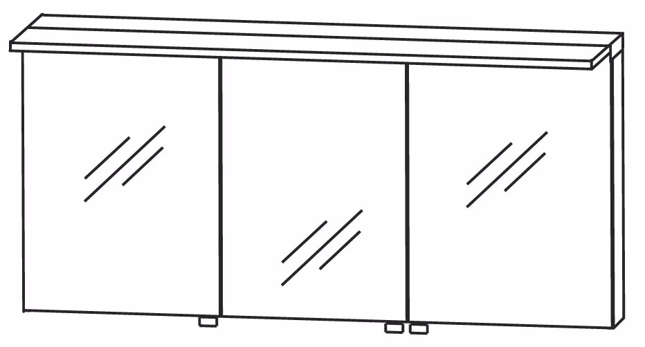Puris Star Line Spiegelschrank 160 cm S2A431677 - Ansicht 2