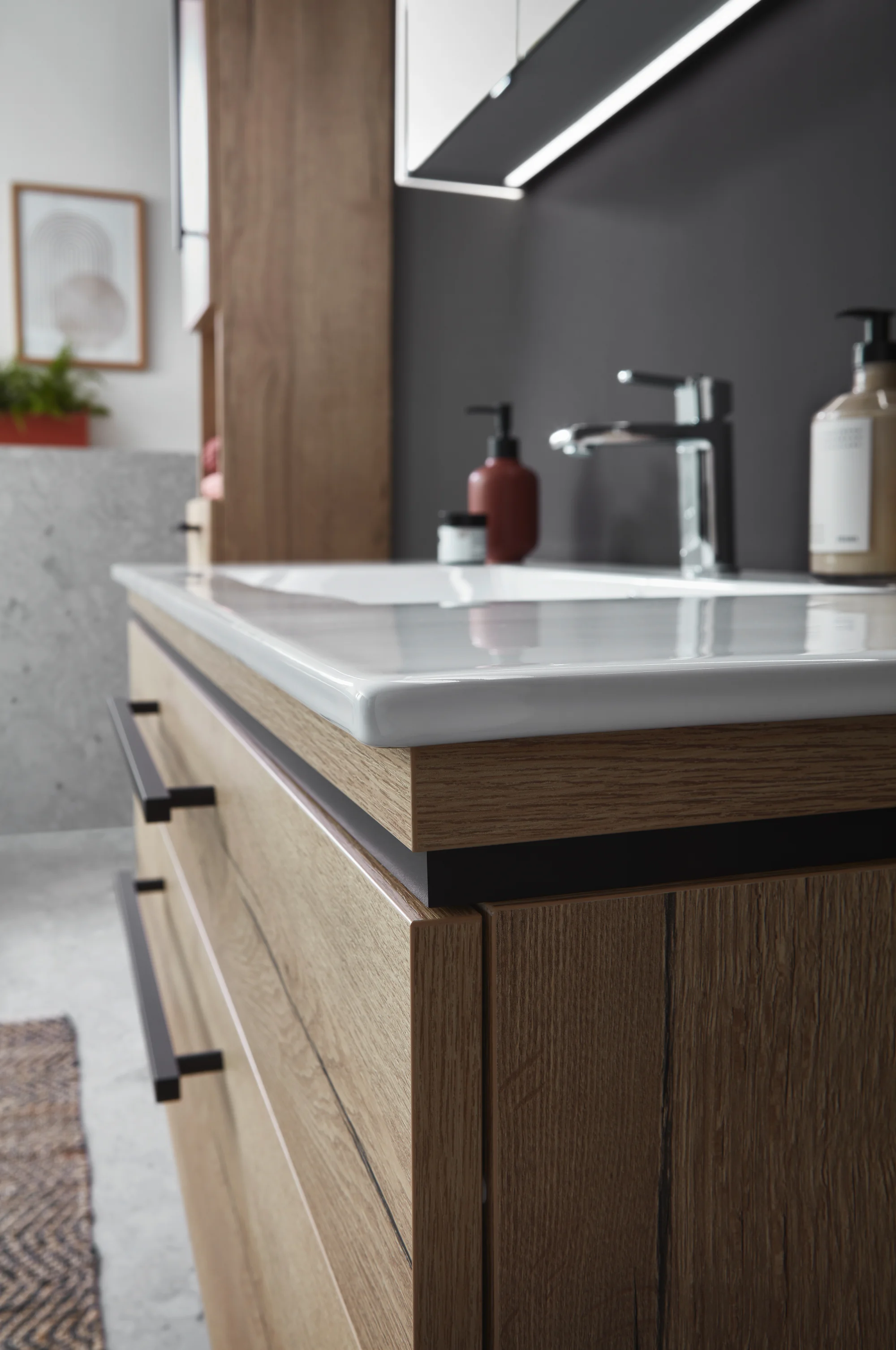 Puris Cool Line Badmöbelset 90 - mit Spiegelschrank Serie A - Ansicht 9