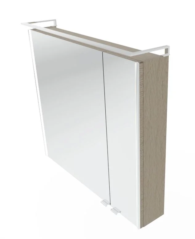 Marlin Bad 3250 Bad-Spiegelschrank 80 cm breit SAD8L / SAD8R - Ansicht 4