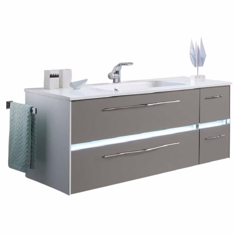 Pelipal 6010 Waschtisch-Set 133 cm - Becken mittig