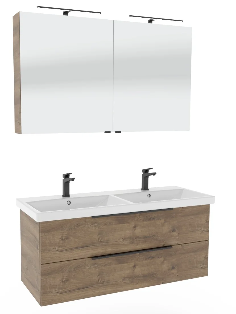 Pelipal 6090 Badmöbelset 120 cm - Doppelwaschbecken