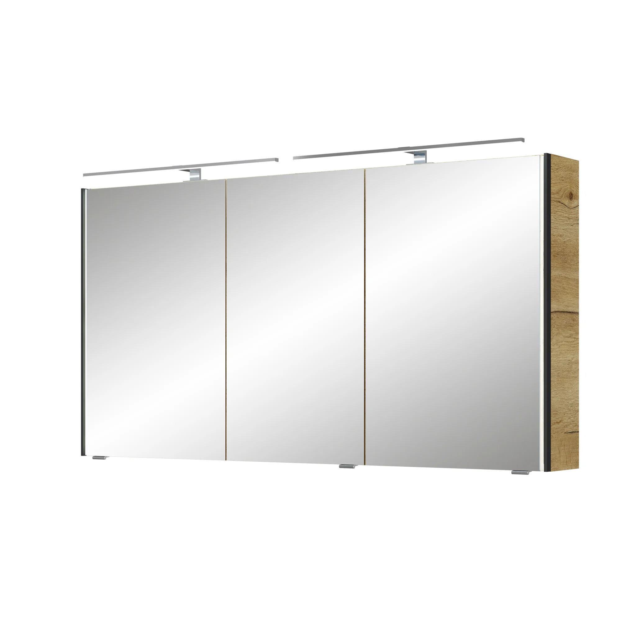 Pelipal 7045 Badmöbel Kombination 130 cm - mit Doppelwaschtisch mit Spiegelschrank - Ansicht 9