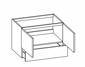 Pelipal Quickset 943 - Waschtischset 75 cm breit / Keramik, Glas oder Mineralmarmor - Ansicht 5