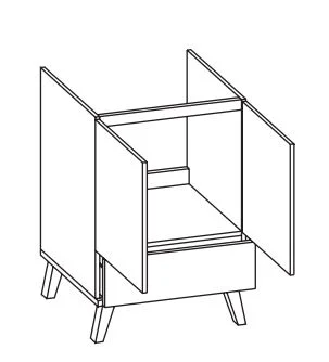Pelipal Quickset 923 - Waschtischset 60 cm - Ansicht 5
