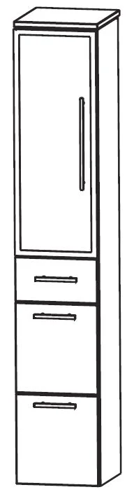 Puris Speed Hochschrank 30 cm HNA093B