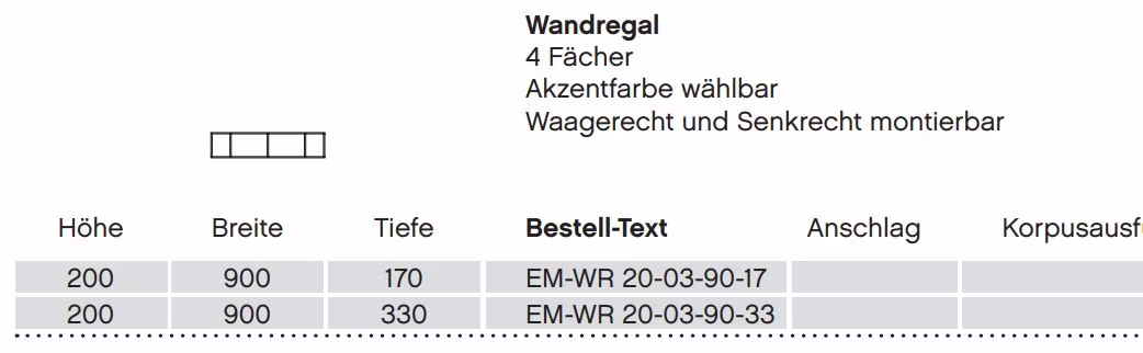 Pelipal Wandregal / Badablage 90 cm breit EM-WR 20-03-90