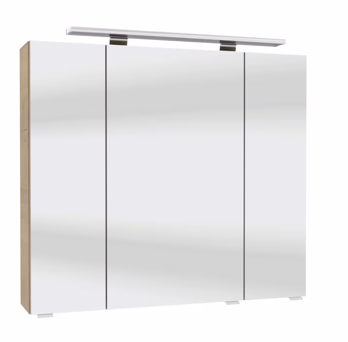 Pelipal 4010 Badmöbel Set inkl. Spiegelschrank mit Aufsatzleuchte - 80 cm - Ansicht 7