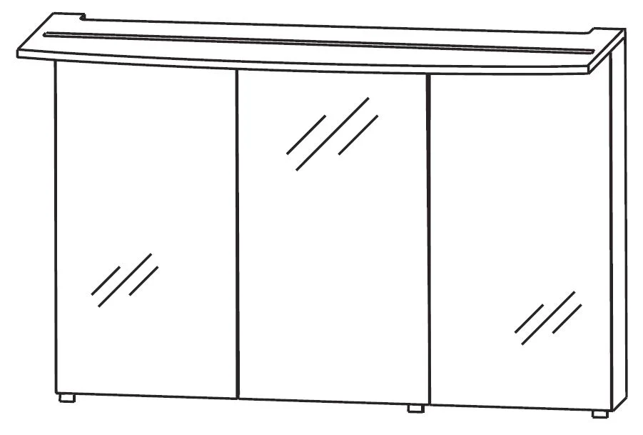 Puris Speed Spiegelschrank 100 cm S2A431081 - Ansicht 3