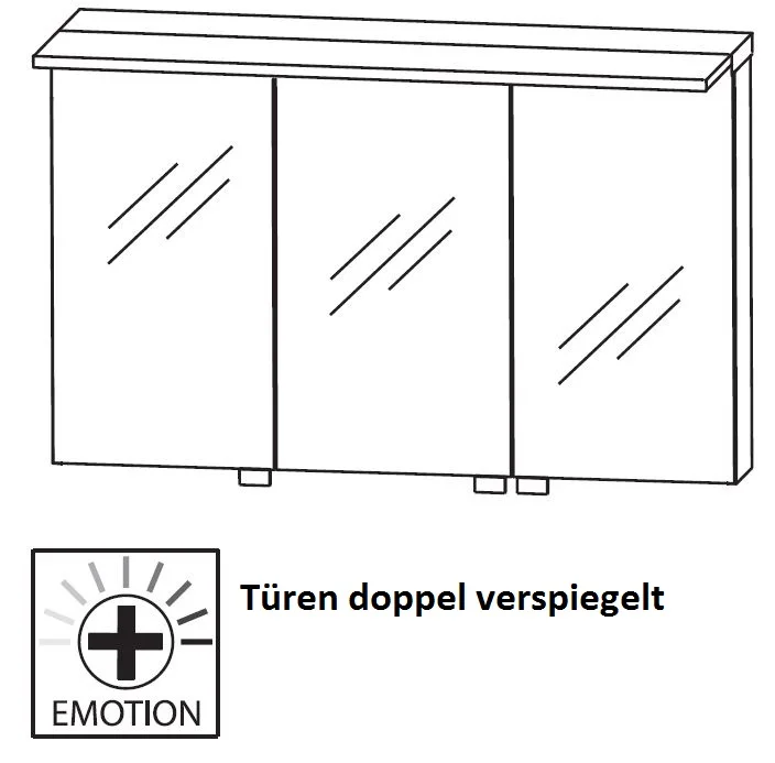 Puris Fine Line Badmöbelset, 120 cm - Ansicht 8