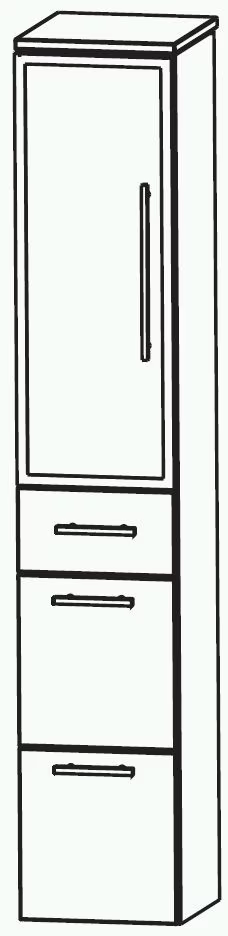 Puris Swing Glastür-Hochschrank 30 cm HNA093B7M - Ansicht 2