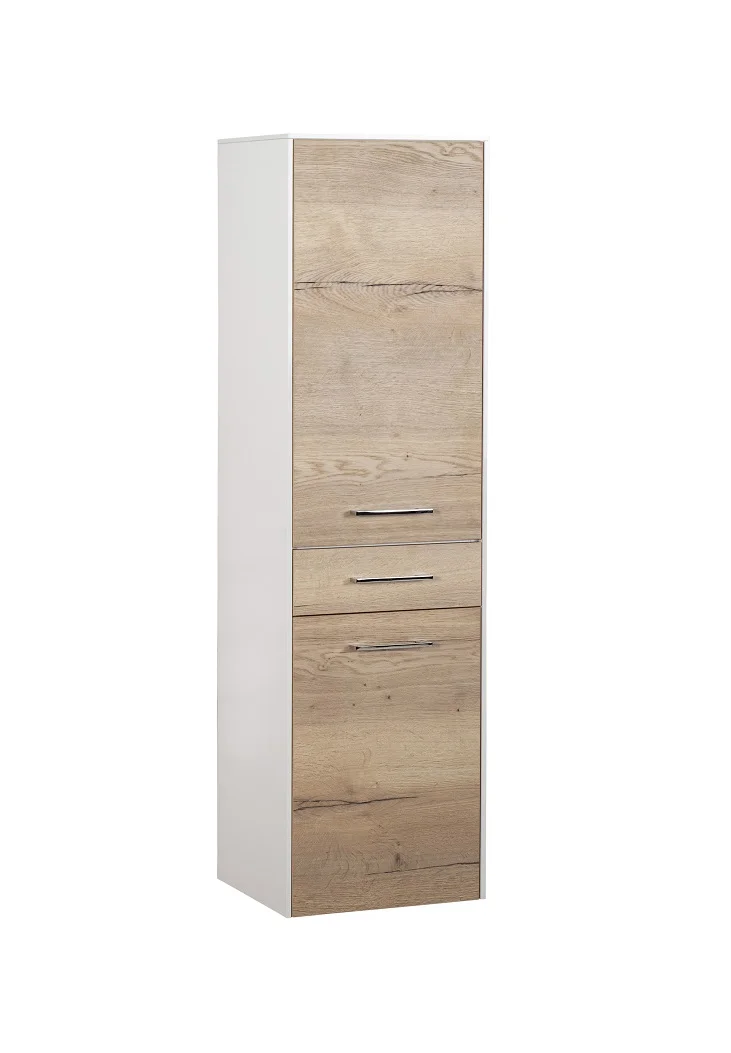 Marlin Bad 3400 - Mittelschrank mit oder ohne Aufdopplungsseiten