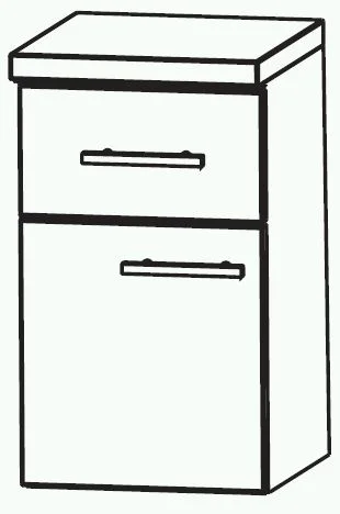 Puris Swing Unterschrank 40 cm UNA324A7M - Ansicht 2