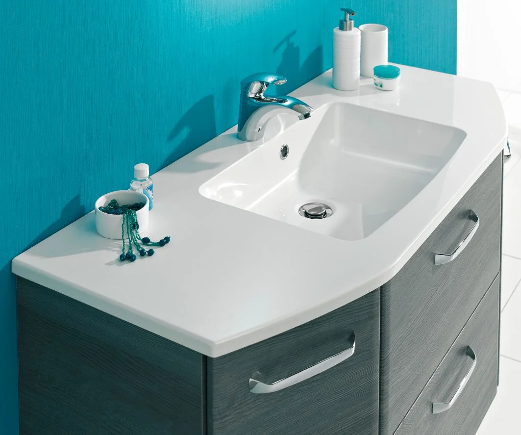 Pelipal Quickset 328 - Waschtischsset 112 cm / Glas, Keramik oder Mineralmarmor - Ansicht 2