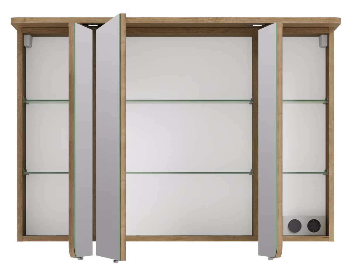 Pelipal 6005 Spiegelschrank 80 cm AG-SPS 16 - Ansicht 2