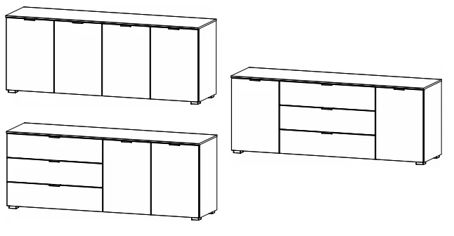 Rauch Select yourJOYce Kommoden / Breite 160 cm / verschiedene Ausführungen