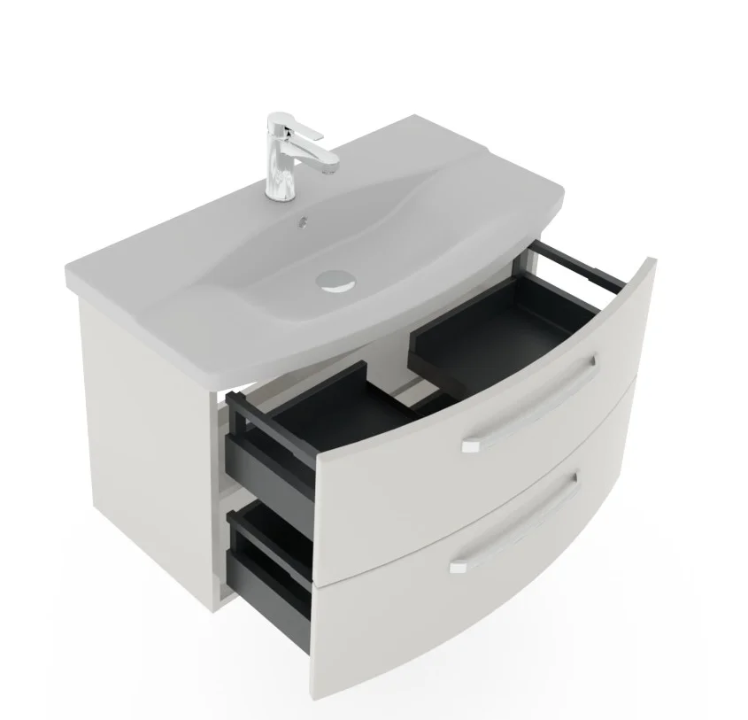 Pelipal 4010 Waschtisch mit Unterschrank 80 cm breit - Ansicht 3