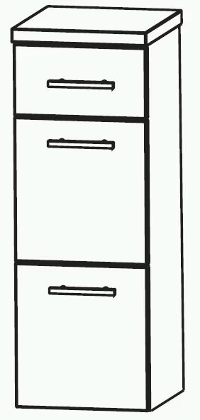 Puris Swing Highboard 40 cm HBA564A7M - Ansicht 2