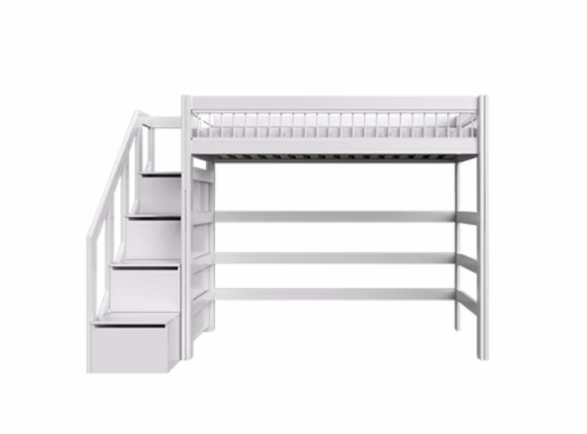 LIFETIME kidsrooms Hochbett Breeze mit Treppe & Deluxe Lattenrost - Ansicht 2