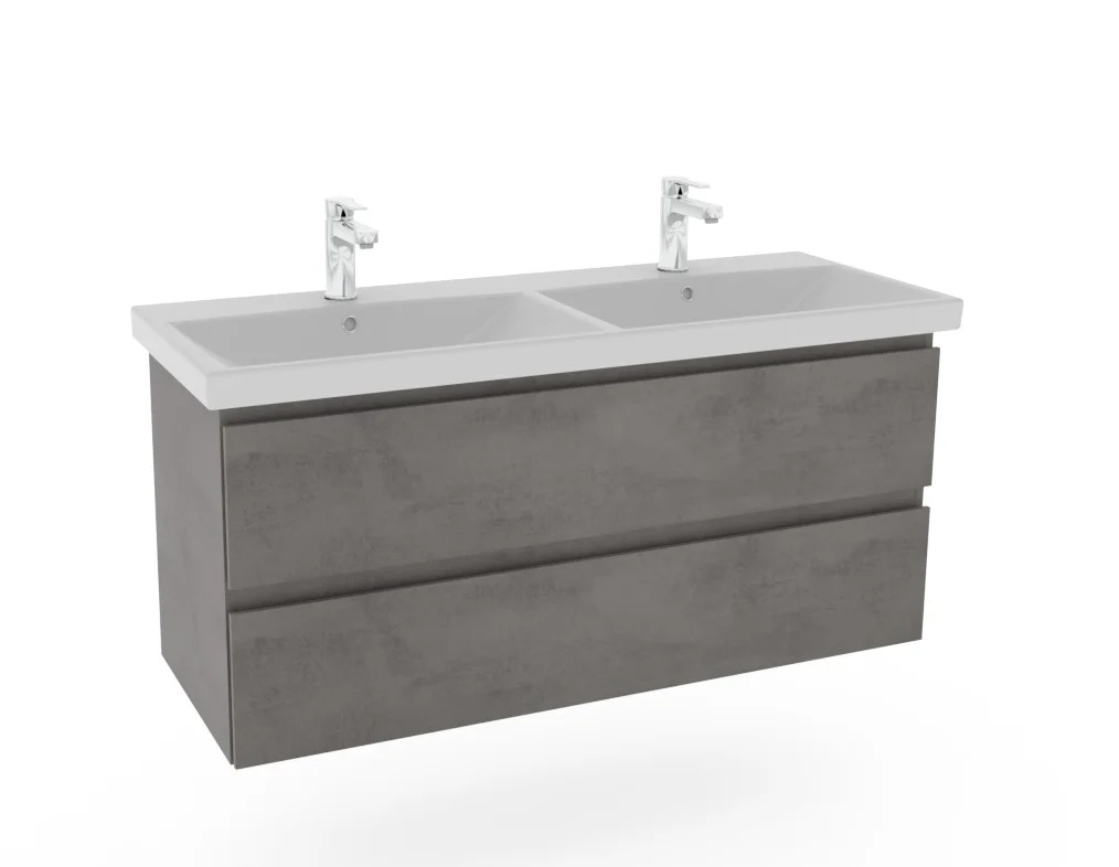 Pelipal 6090 Badmöbelset 120 cm - Doppelwaschbecken - Ansicht 5