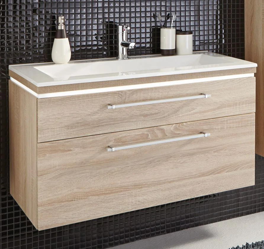 Puris Cool Line Badmöbelset 90 - mit Spiegelschrank Serie A - Ansicht 10