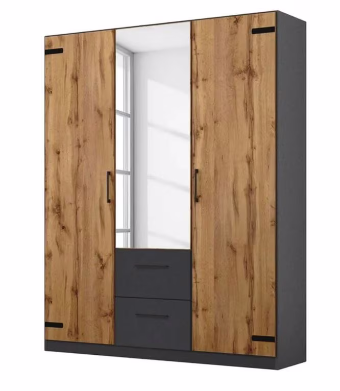 Rauch Orange Butte Schlafzimmerset inkl. Drehtürenschrank - Ansicht 3
