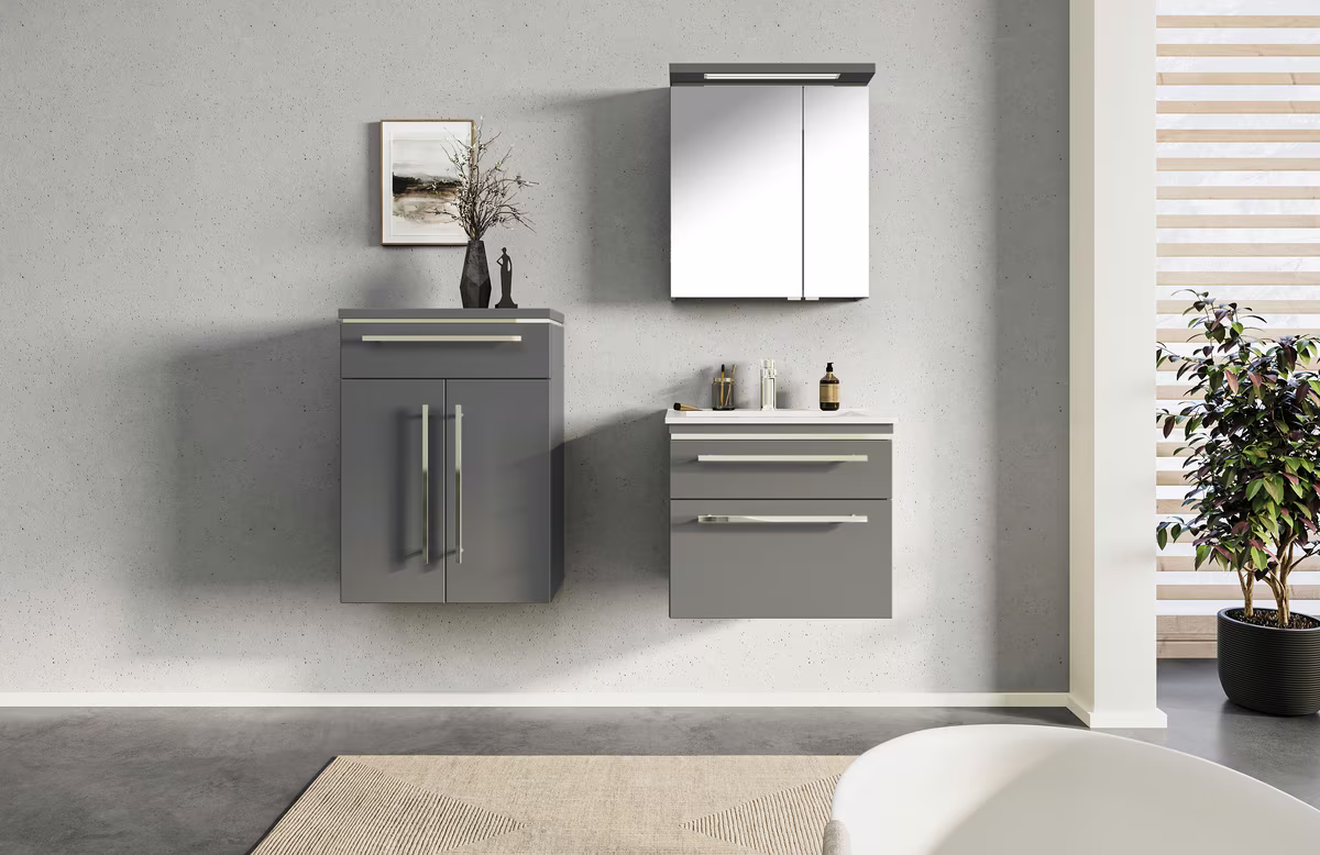 Puris Cool Line Badmöbel Set 62 cm breit kombinierbar - Ansicht 4