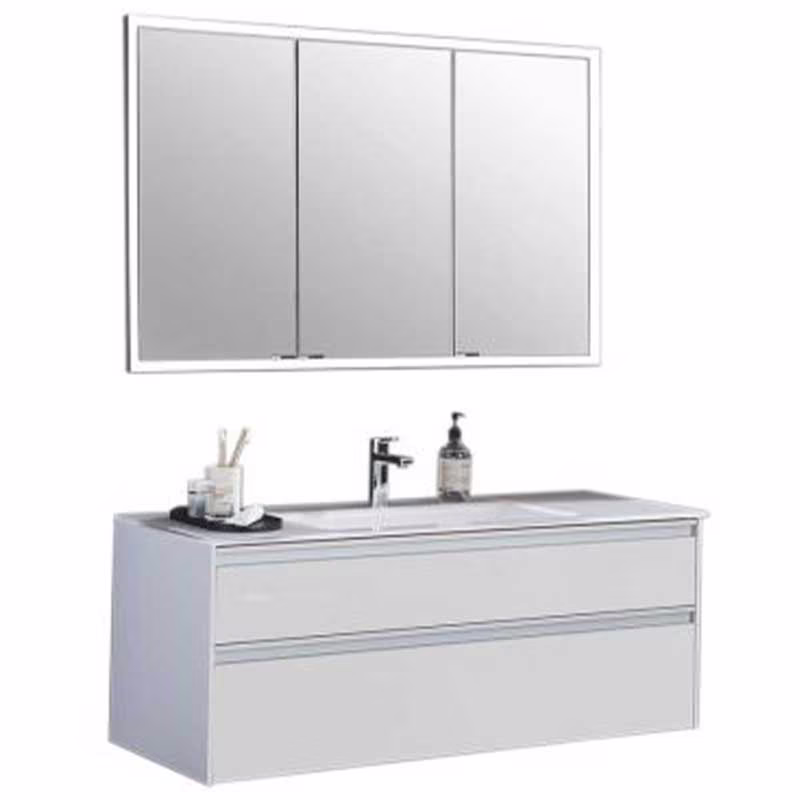 Puris New Xpression - Badmöbelset inkl. Einbauspiegelschrank - 122 cm