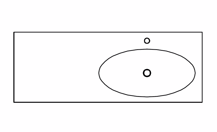 Pelipal 6010 Waschtisch-Set 133 cm - Rechts - Ansicht 8