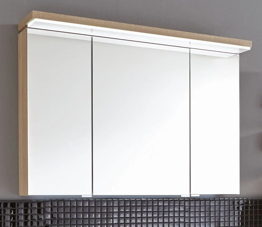 Puris Cool Line Badmöbelset 90 cm - mit Spiegelschrank Serie B - Ansicht 3