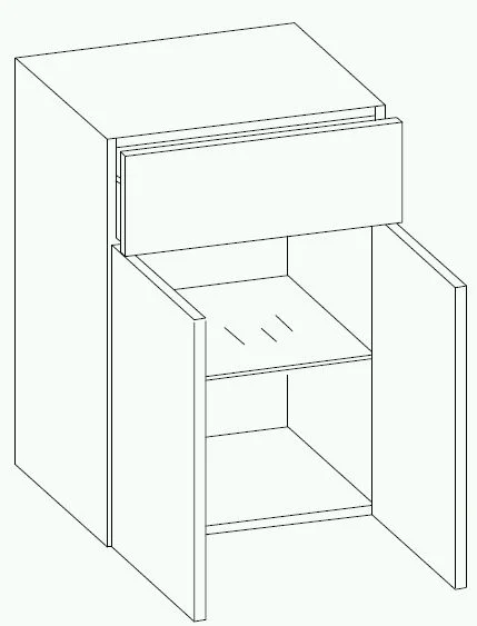 Pelipal 3006 Unterschrank 50 cm 3006.095042 - Ansicht 4