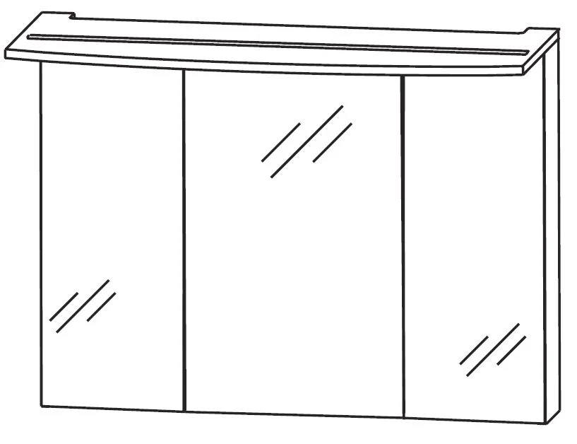 Puris Speed Spiegelschrank 80 cm S2A438081 - Ansicht 2