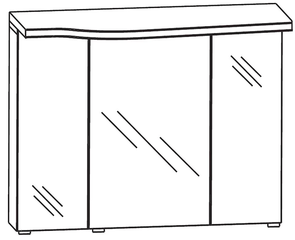 Spiegelschrank 90 cm SET43903R