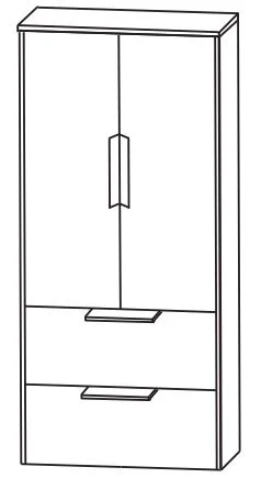 Puris d.light Bad-Mittelschrank 62,2 cm breit MNA876A D