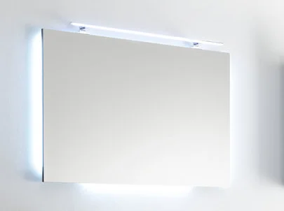 Aquarell Badmöbelset 113 cm breit Eiche - Becken links - Ansicht 4