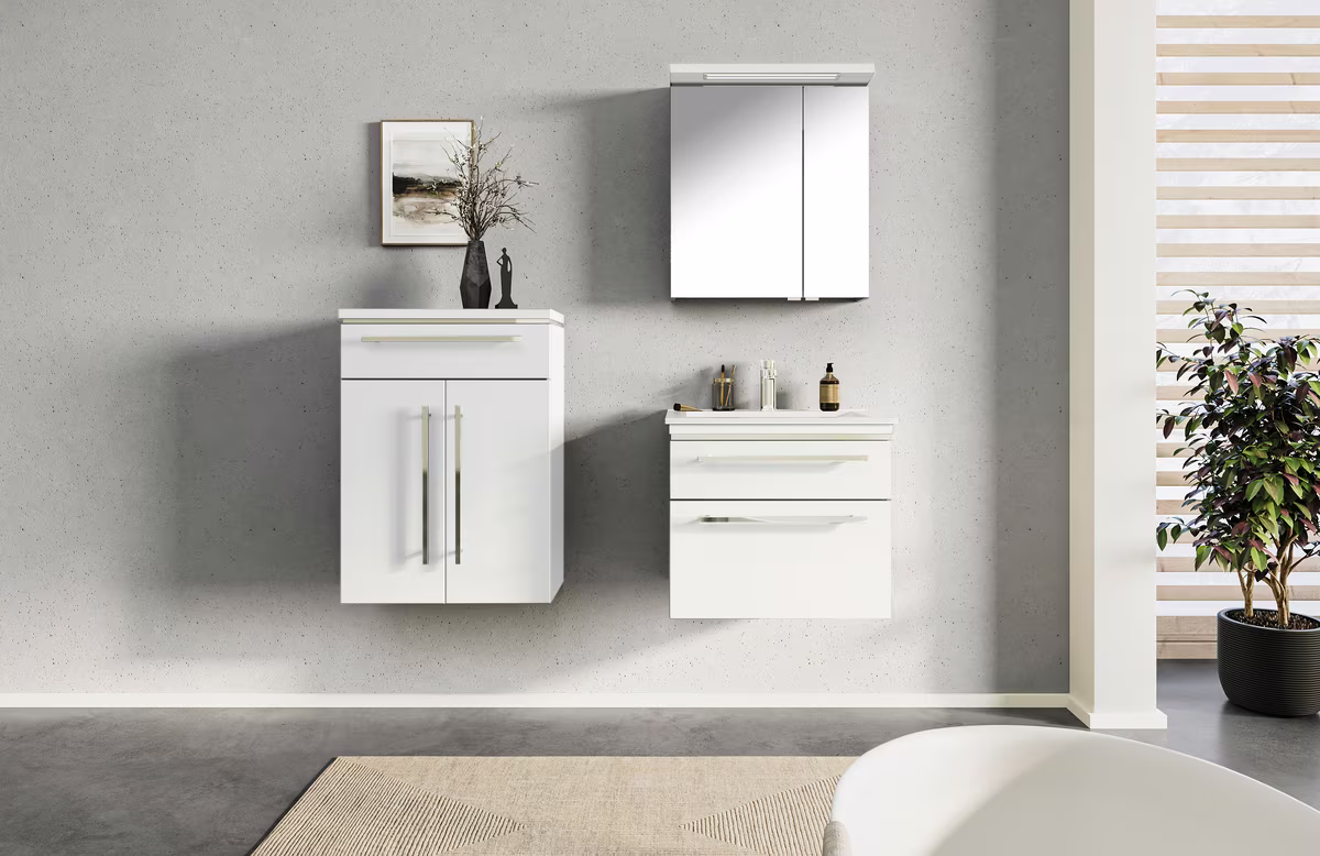 Puris Cool Line Badmöbelset 60 cm - mit Spiegelschrank Serie A - Ansicht 6