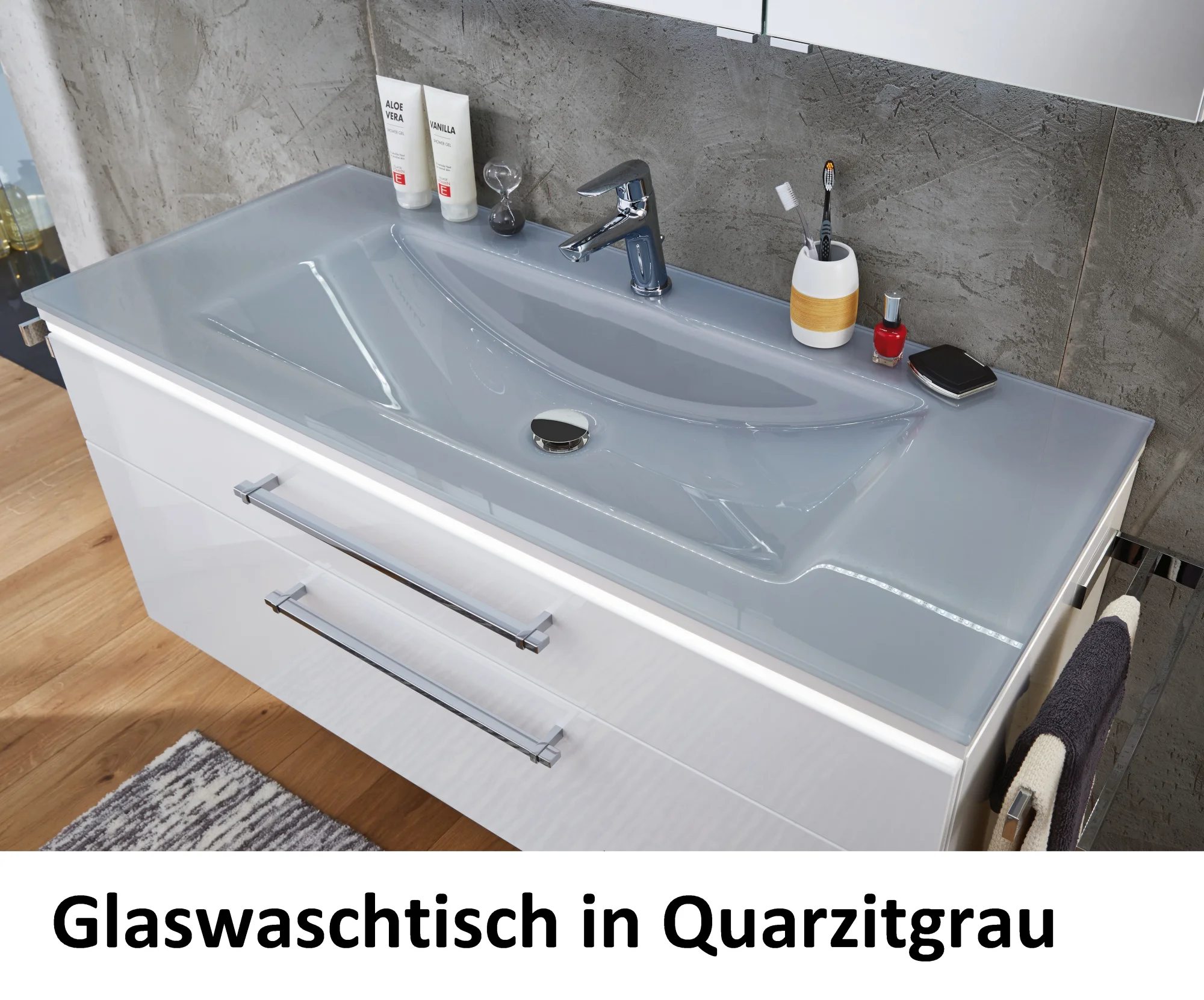 Puris Cool Line Badmöbelset 60 cm - mit Spiegelschrank Serie A - Ansicht 10