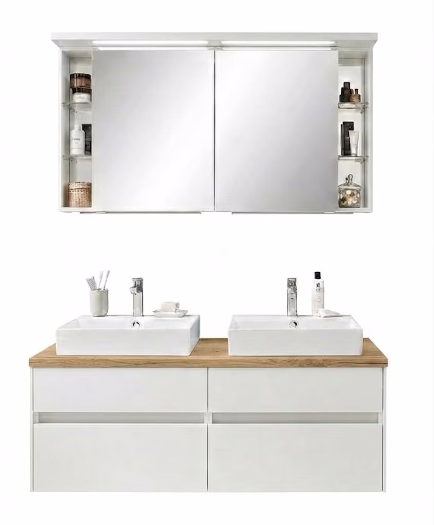 Puris Unique Badmöbel Set - Doppelwaschplatz / 142 cm